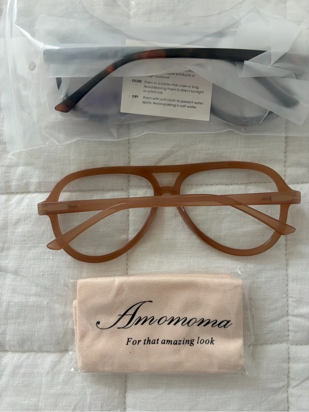 Light Brown & Tortoiseshell Glasses - 2.0 Readers